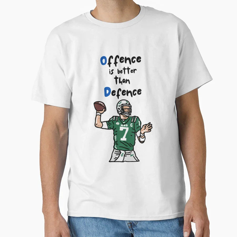 Football Offence Is Better Than T-Shirt - Fun Novelty Design Men Women