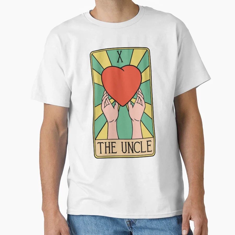 Uncle Tarot Card T-Shirt - Fun Novelty Design Unisex