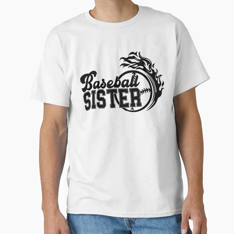 Baseball Sister T-Shirt - Novelty Apparel Men Women
