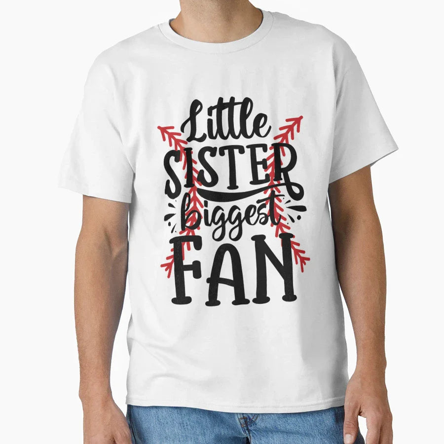 Baseball Sister Baseball Love Baseball T-Shirt - Graphic Print Men Women