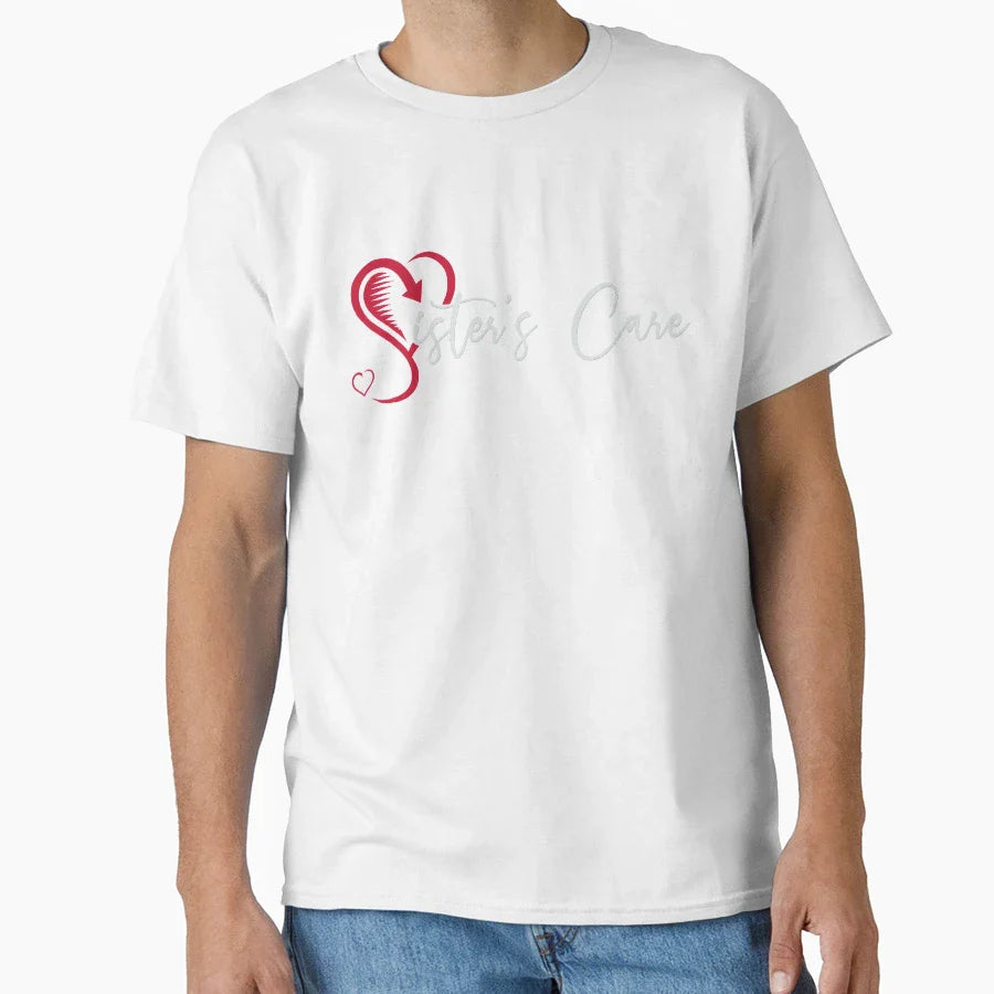 Sisters Care Gift Sisters This Sisters T-Shirt - Minimalist Print Unisex