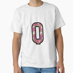 Pretty Rose Letters Letter Q T-Shirt - Casual Everyday Wear for Adults