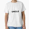 Super Uncle Super Hero T-Shirt - Custom Art Print Men Women