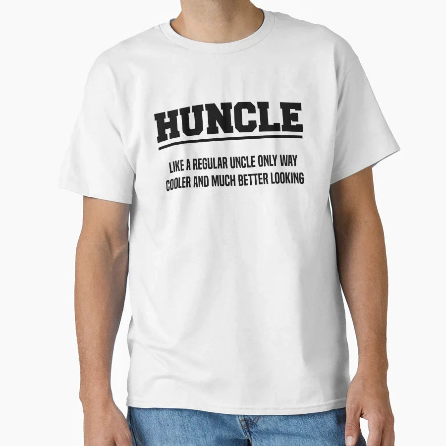 Huncle Like Regular Uncle T-Shirt - Casual Everyday Wear Unisex