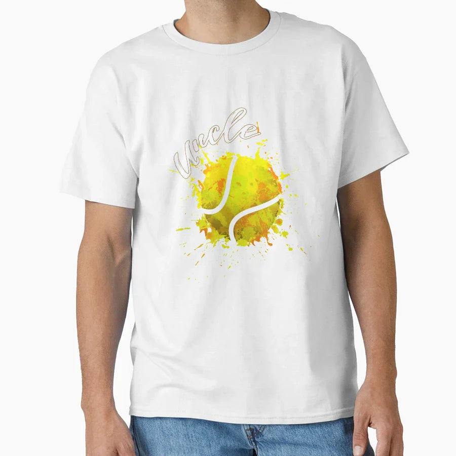 Uncle Baseball Colorful T-Shirt - Graphic Print for Adults