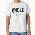 Uncle Est 2020 Established Announcement T-Shirt - Streetwear Style Unisex