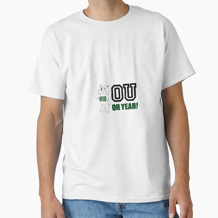 Ou Oh Yeah Bobcat T-Shirt - Aesthetic Graphic Unisex