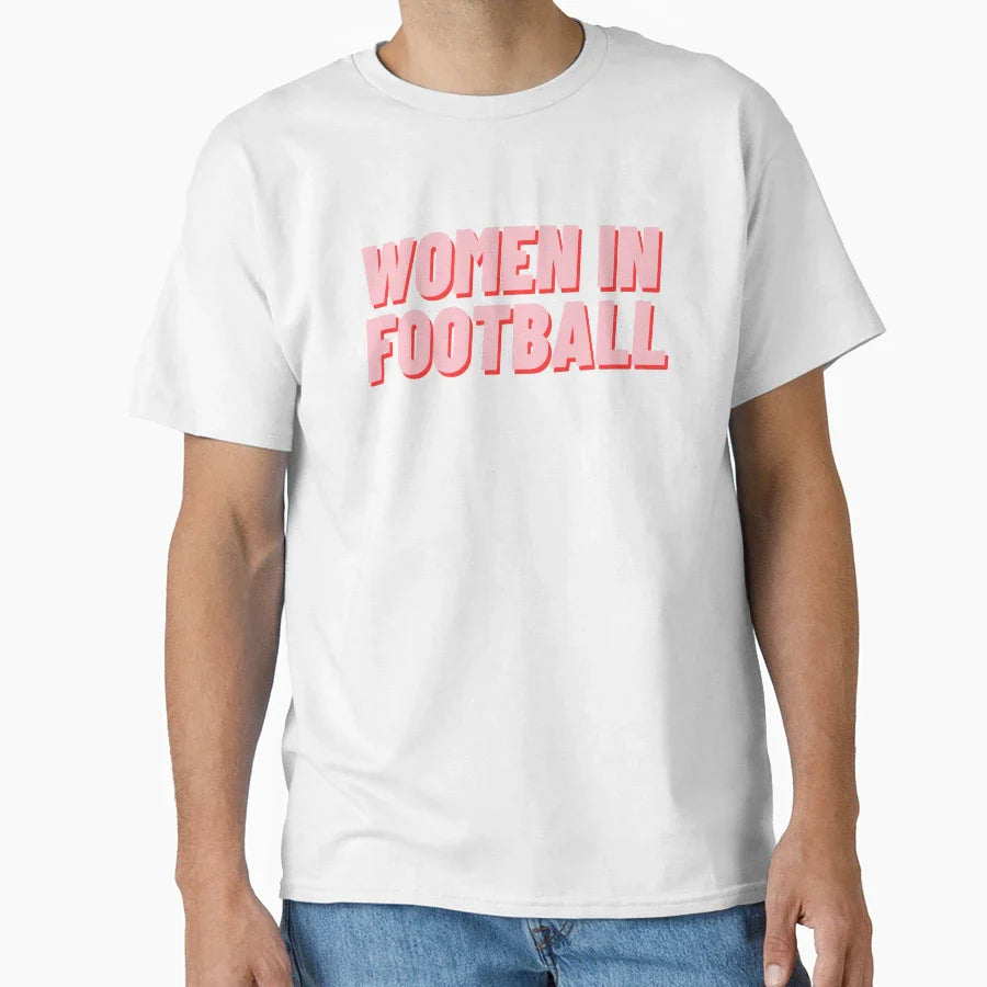 Football T-Shirt - Minimalist Print for Adults