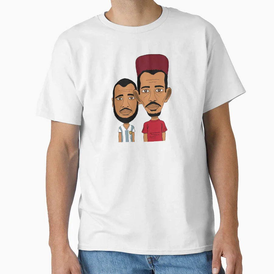 Drawing Bigflo Oli T-Shirt - Novelty Apparel for Adults