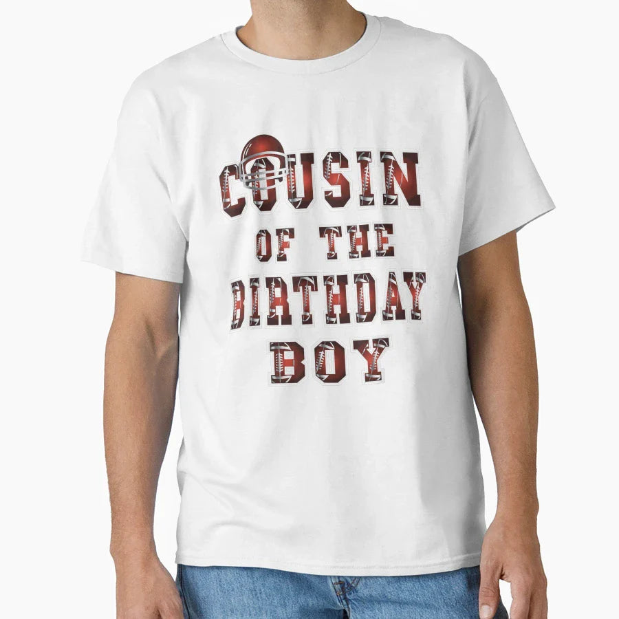 Cousin Birthday American T-Shirt - Casual Everyday Wear for Adults