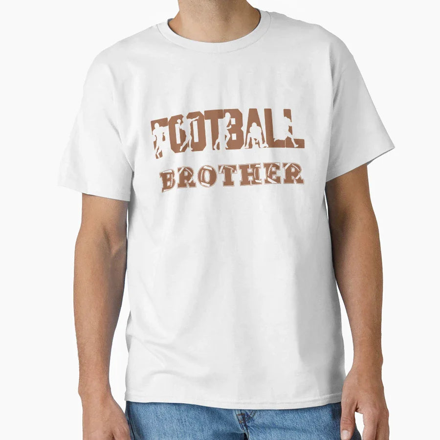 Football Brother T-Shirt - Streetwear Style for Adults