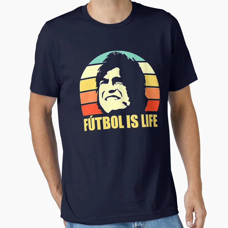 Futb0L Is Life Sunset T-Shirt - Fun Novelty Design for Adults