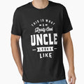 This Is What Really Uncle Looks Like T-Shirt - Aesthetic Graphic Men Women