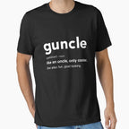 Guncle Like Uncle Only Cooler Hoodies Hoodie - Streetwear Style Unisex