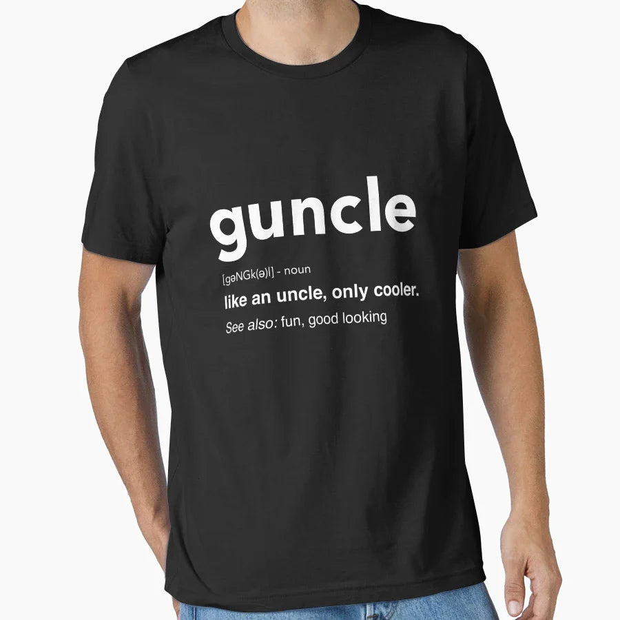 Guncle Like Uncle Only Cooler Hoodies Hoodie - Streetwear Style Unisex