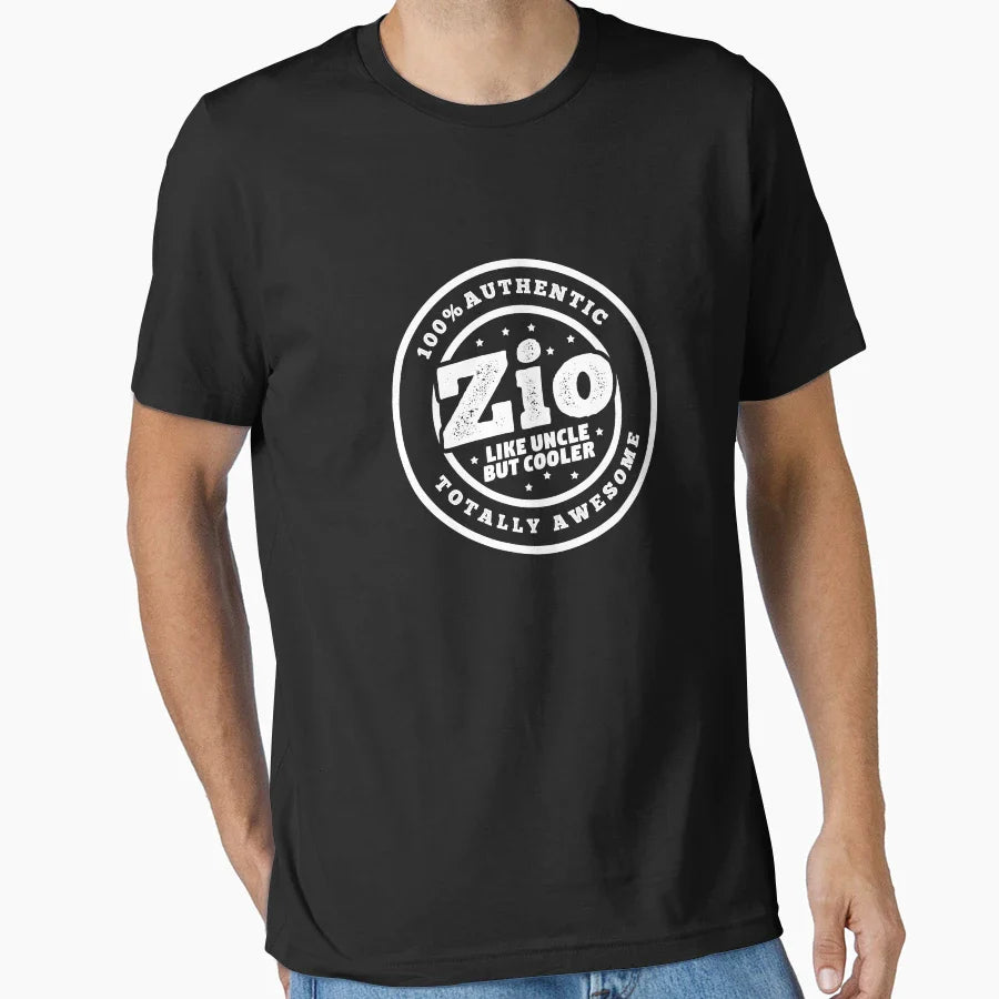 Zio American Italian Uncle T-Shirt - Casual Everyday Wear Men Women