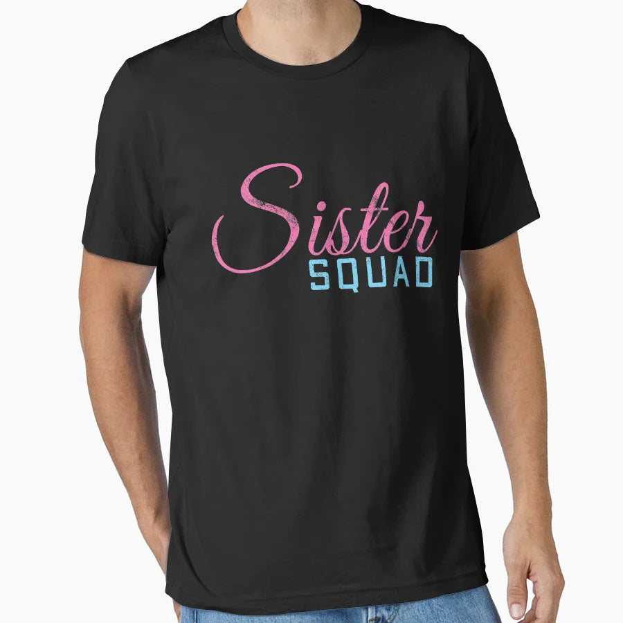 Sisters T-Shirt - Minimalist Print Men Women