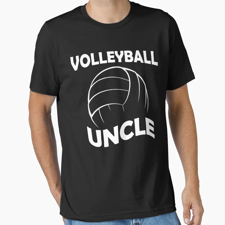 Volleyball Uncle Sports Athletic T-Shirt - Streetwear Style for Adults