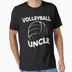 Volleyball Uncle Sports Athletic T-Shirt - Streetwear Style for Adults
