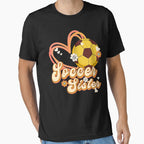 Soccer Sister Heart T-Shirt - Streetwear Style Unisex