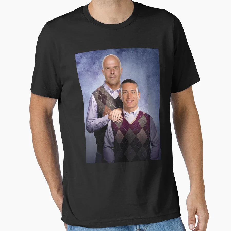 Arne Slot And Darwin Nunez T-Shirt - Custom Art Print Unisex