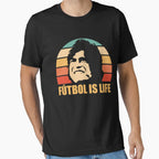 Futbol Is Life T-Shirt - Casual Everyday Wear Men Women