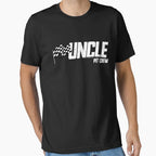 Pit Crew Uncle Race Birthday T-Shirt - Aesthetic Graphic for Adults