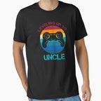 Leveling Up To Uncle T-Shirt - Custom Art Print for Adults