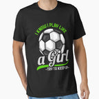 Soccer Player T-Shirt - Casual Everyday Wear for Adults