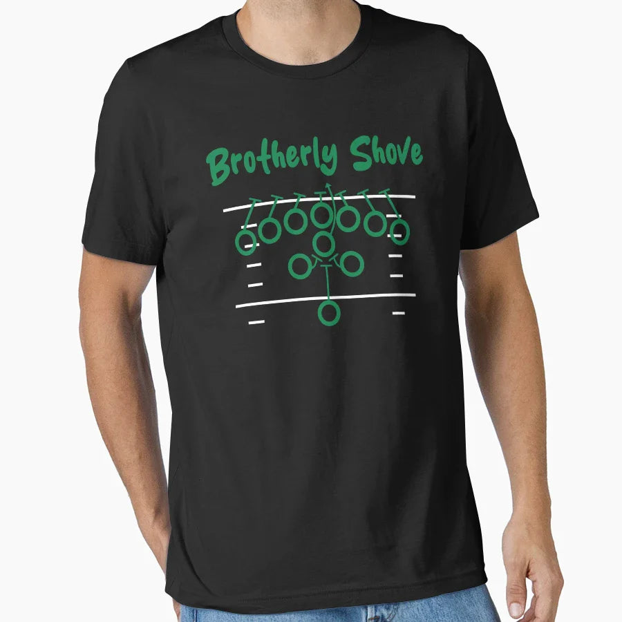 Brotherly Shove Philadelphia Football T-Shirt - Custom Art Print for Adults