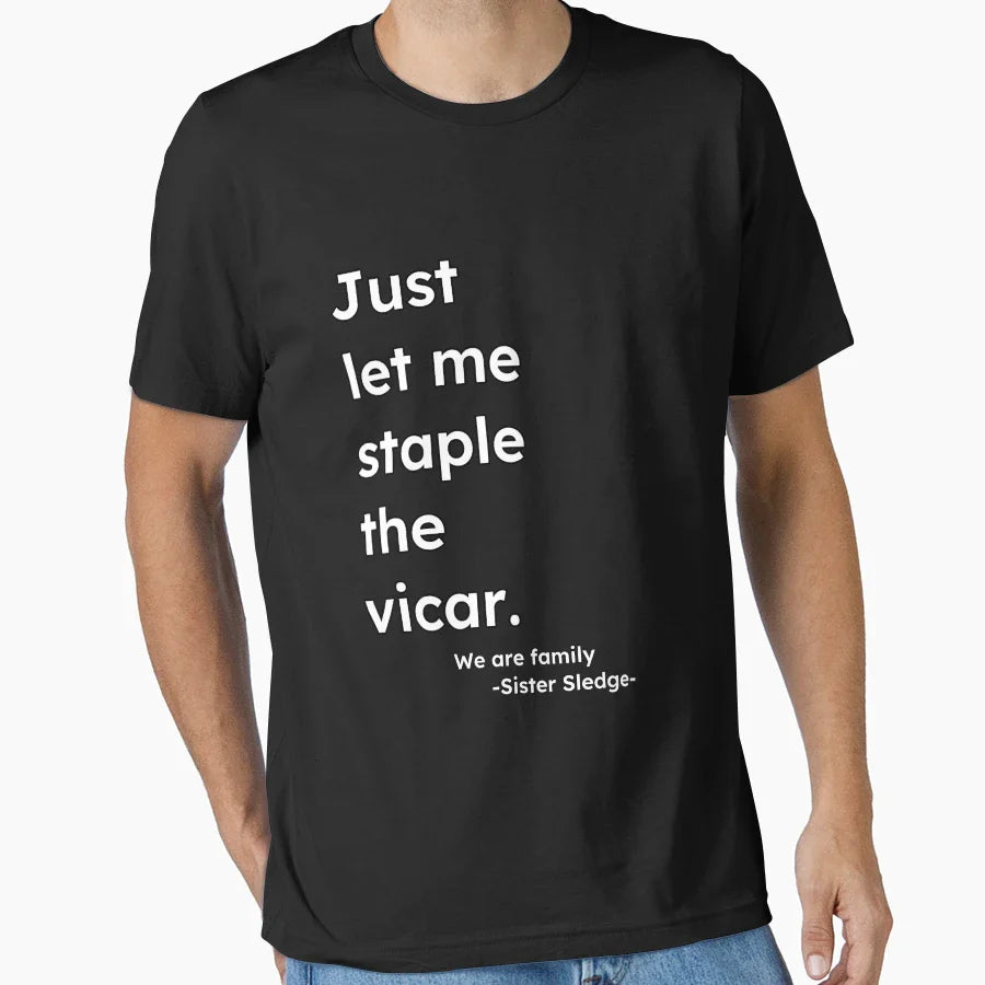 Staple Vicar Misheard Lyrics T-Shirt - Casual Everyday Wear Unisex