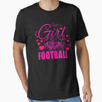 Just Who Loves Football T-Shirt - Graphic Print for Adults