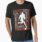 Football Football Lover Gift T-Shirt - Custom Art Print for Adults