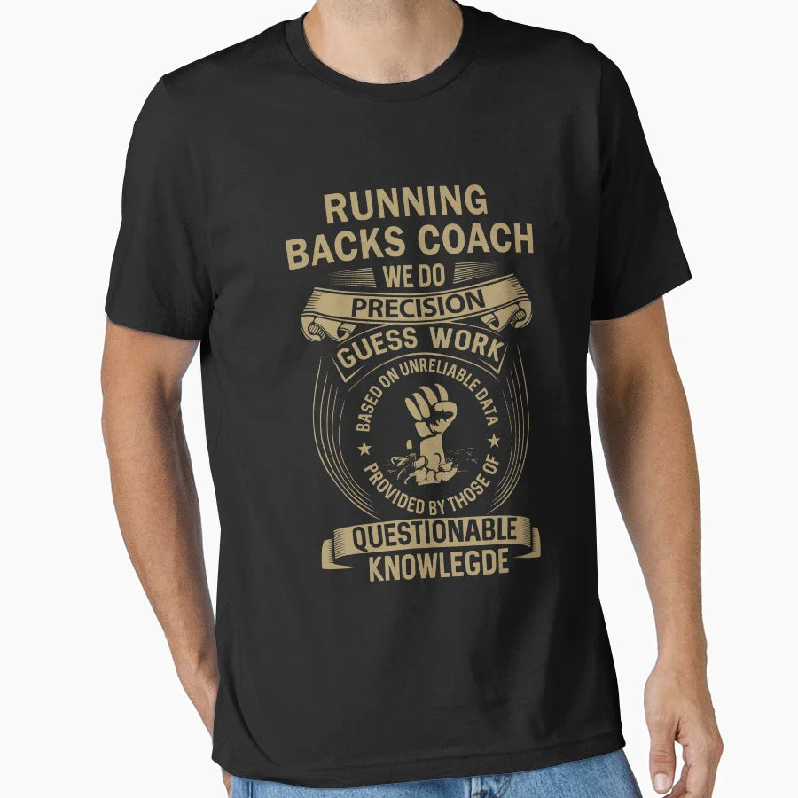 Running Backs Coach T-Shirt - Aesthetic Graphic Men Women