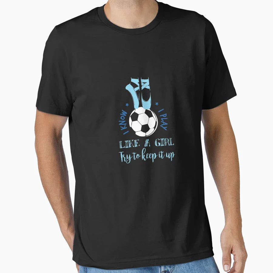 I Know I Play Like Try To Keep Up V2 T-Shirt - Trendy Graphic for Adults