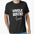 Uncle Godfather Legend T-Shirt - Trendy Graphic Men Women