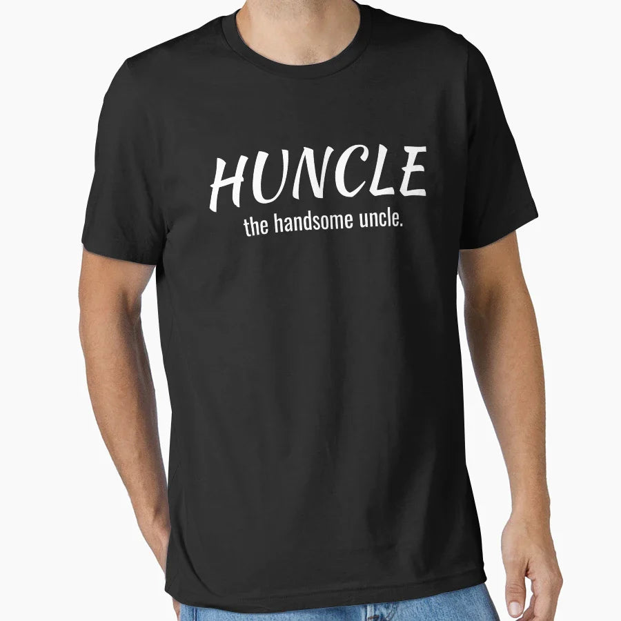 Huncle Funny Uncle Hunk Uncle T-Shirt - Streetwear Style for Adults