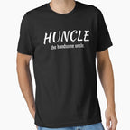 Huncle Funny Uncle Hunk Uncle T-Shirt - Streetwear Style for Adults