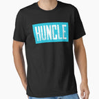 Huncle Funny Uncle Hunk Uncle T-Shirt - Custom Art Print for Adults