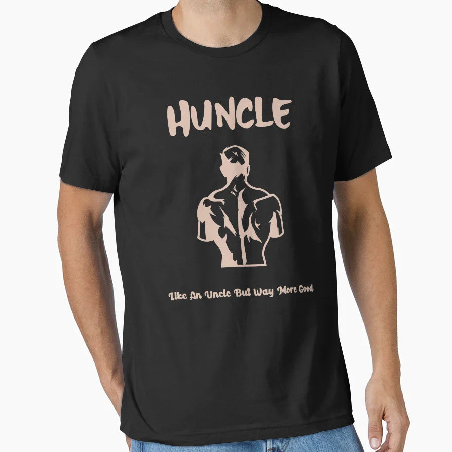 Huncle Awesome Muscular T-Shirt - Casual Everyday Wear Unisex