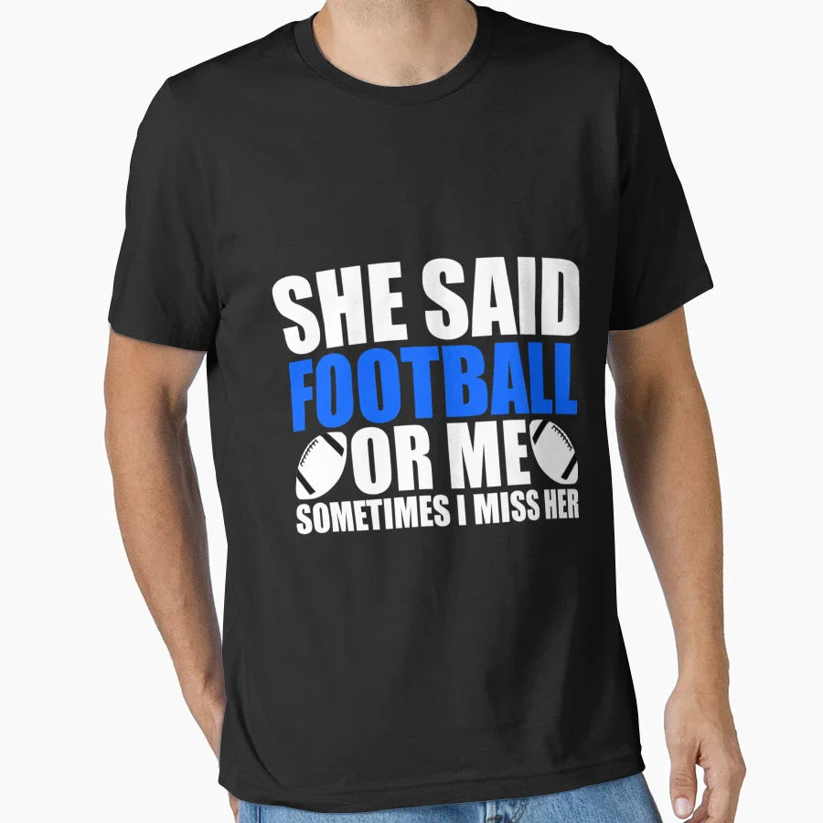Funny American Football T-Shirt - Novelty Apparel Men Women