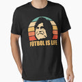 Futbol Is Lif E T-Shirt - Novelty Apparel for Adults