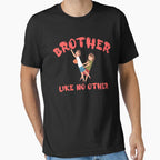 Copy Brother Like No Other Red T-Shirt - Trendy Graphic Unisex