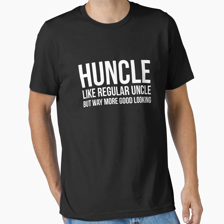 Huncle Like Regular Uncle Way More Good T-Shirt - Graphic Print for Adults