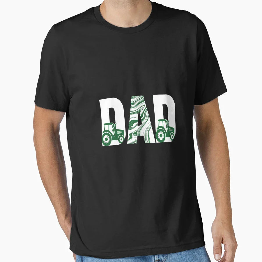 Tractor Dad Farming Father Farm Lover T-Shirt - Trendy Graphic for Adults