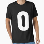 Number 0 T-Shirt - Streetwear Style for Adults