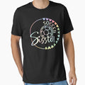 Pastel Tie Dye Soccer Sister Heart T-Shirt - Graphic Print Men Women