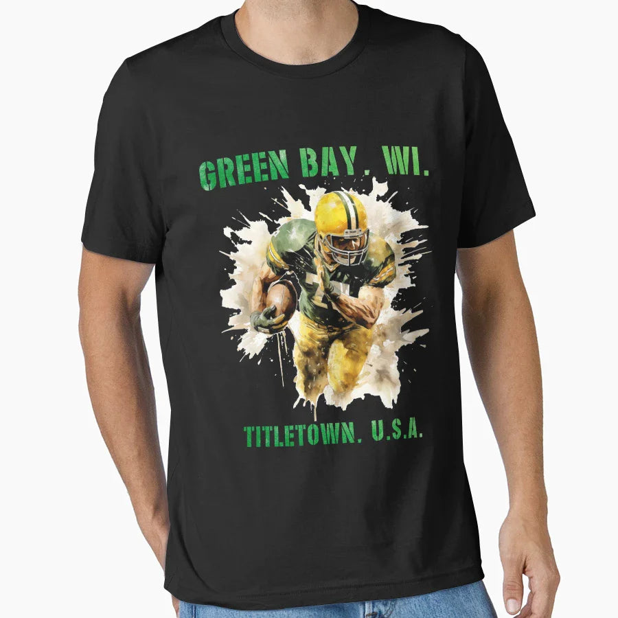 Titletown Usa T-Shirt - Minimalist Print for Adults
