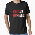 Uncle Zombie Uncle Halloween Costume T-Shirt - Aesthetic Graphic for Adults