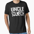 Uncle Squatch Gifts Uncle Bigfoot T-Shirt - Custom Art Print for Adults